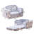 2-In-1 Comfy Couch, Glow In The Dark Floor Bed,  Modular Convertible Sofa Furniture, Foldable Chair Sofa For Playroom-1368307330