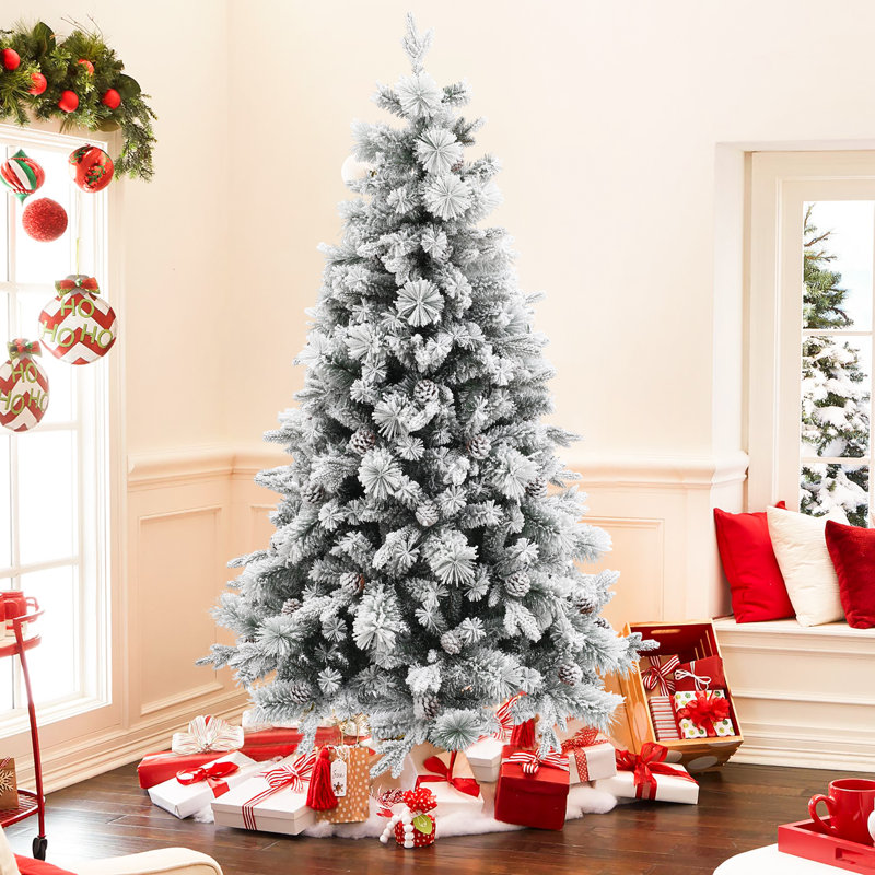 Arbre de Noël artificiel pin 5,9 pi - support inclus