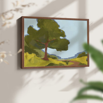 Bright Park II -Framed Print - Restickable