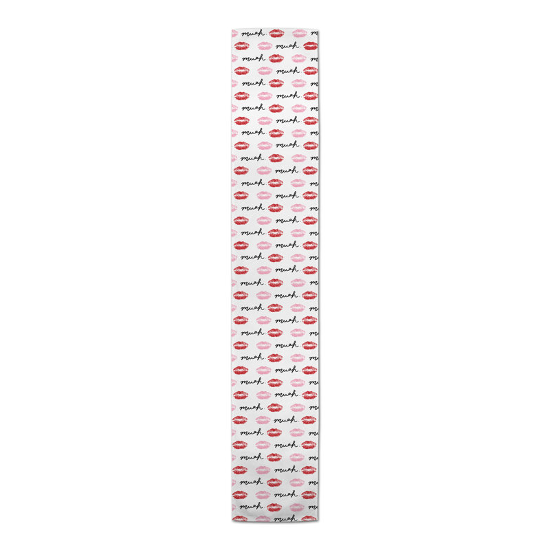 Desiray Floral Table Runner, 16" W x 90" L, Geometric