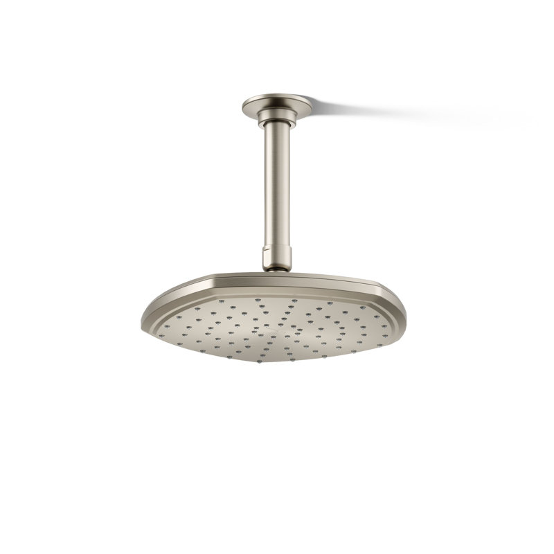 Occasion 8 In. Single-Function Rainhead, Vibrant Brushed Nickel, 1.75 GPM