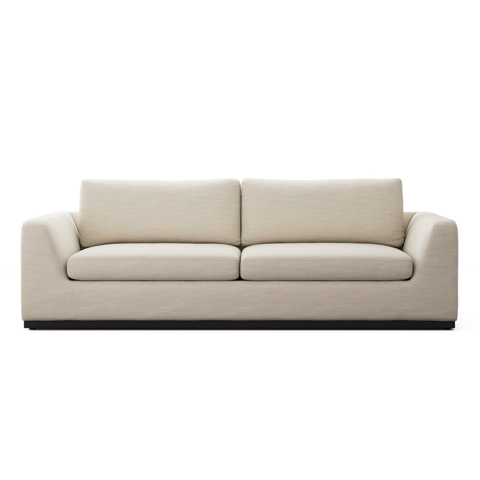 Berger 98'' Upholstered Sofa, Savoy Parchment