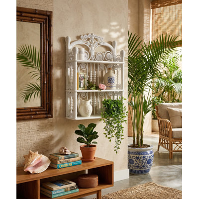 Belvedere 3 Piece Solid Wood Hanging Shelf Accent