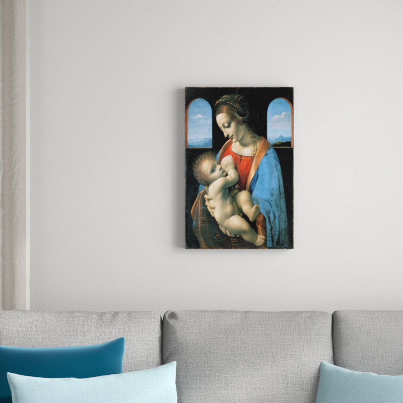 Madonna Litta by Leonardo Da Vinci - Wrapped Canvas Print, 127cm H x 101cm W