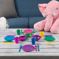 27-Piece Pastel Cookware Playset