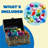 16Pcs Underwater Gem Pool Toys & Inflatables
