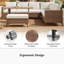 8-Piece Patio Furniture Set, Outdoor Conversation Set with Adjustable Backrest & Storage Ottoman