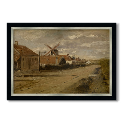 The Mill at Kiel (De molen van het Kiel), c. 1885-1888-Henri de Braekeleer-Custom Framed Canvas