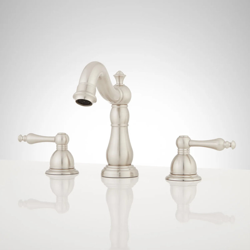 Enid Widespread Bathroom Faucet, Brushed Nickel