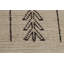Tapis marocain en laine ivoire fait à la main à motif abstrait 6 x 10
