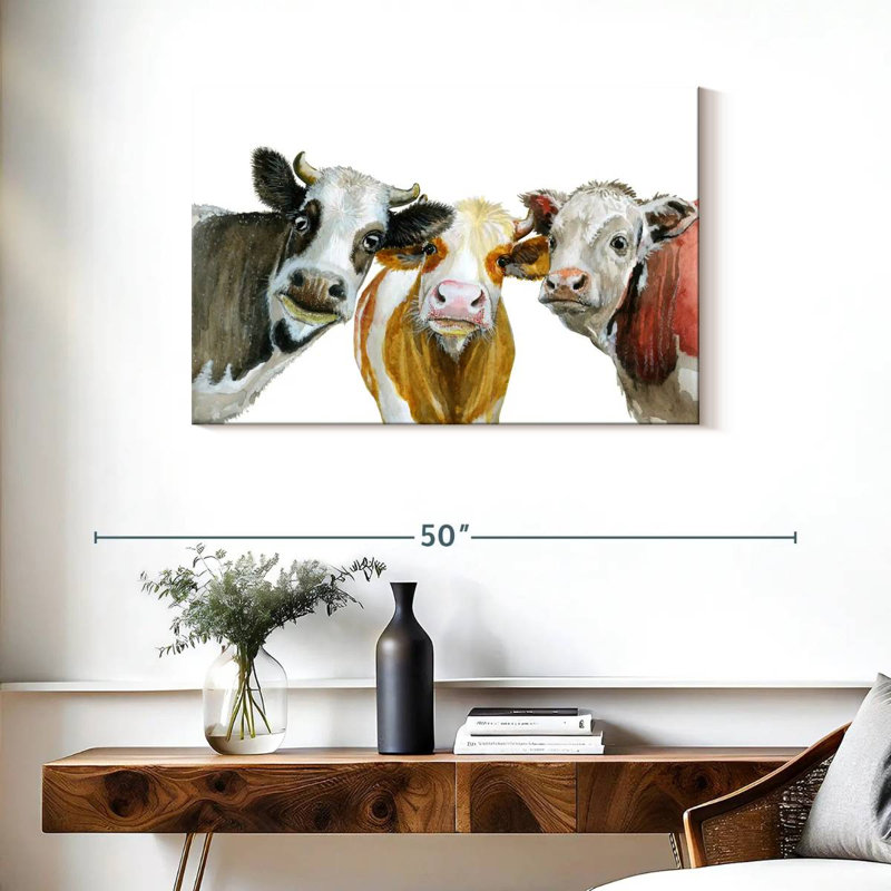 Brampt Cows, 24" H x 36" W