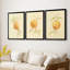 Dappled Oranges I - Toile tendue avec châssis sur mesure - 3 pièces-37366258-37366260