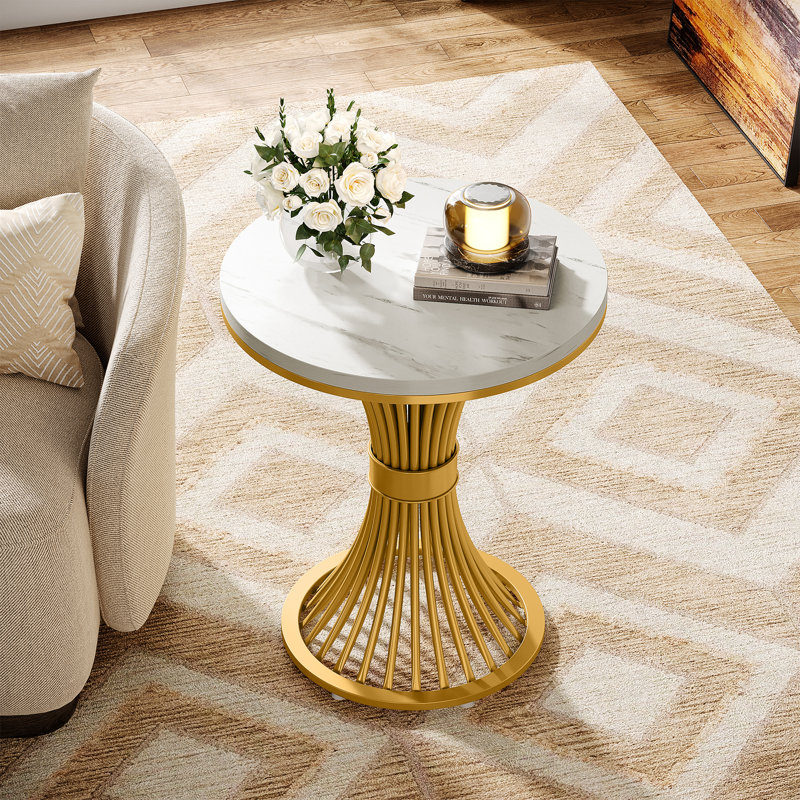Pedestal End Table