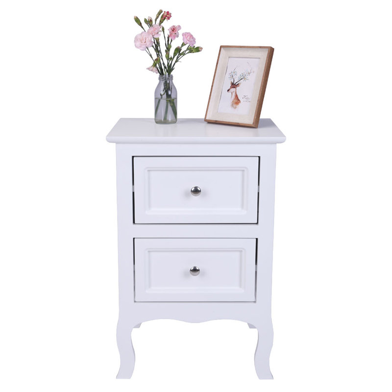 Lazarus 15.75'' W Nightstand, White