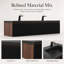 Meuble-lavabo flottant en noyer fumé 72 po VEXEL-128965481-132487627