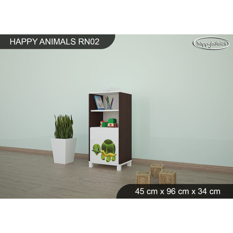 45cm W Animals Kids Cube, Chestnut