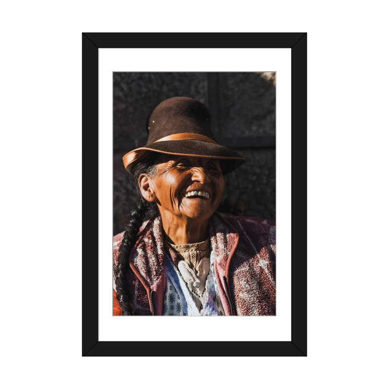 « péruvien merchant » par luke anthony gram, reproduction d’impression sur toile tendue, H 24 po x l 16 po x P 1 po, Blanc