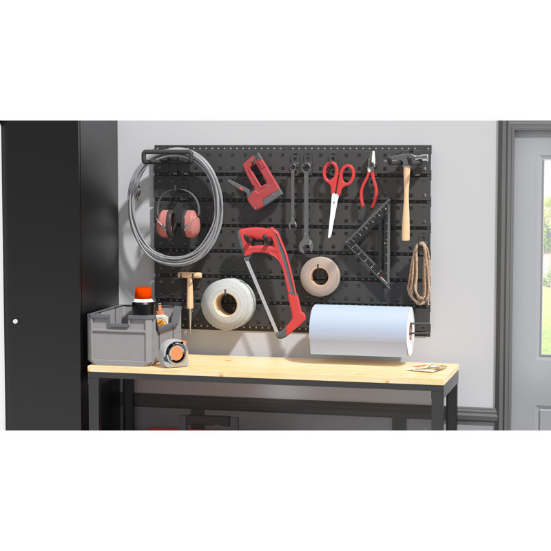 ClosetMaid ProGarage Tool Organizer Slatwall Hang Track Kit, 21.56"H X 42"W | Wayfair - View #5