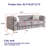 Comfortable Velvet Modern Sofas, Wooden Frame, Elegant Pink For Living Room