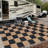 Modern Plaid Washable Rug for Indoor and Outdoor