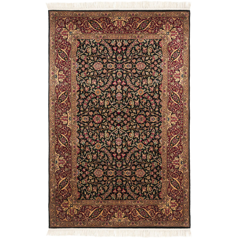 Tapis oriental 100% laine Royal Kerman, Rectangle 3 pi x 5 pi