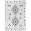 Tapis gris diamant à poils longs-1779580080