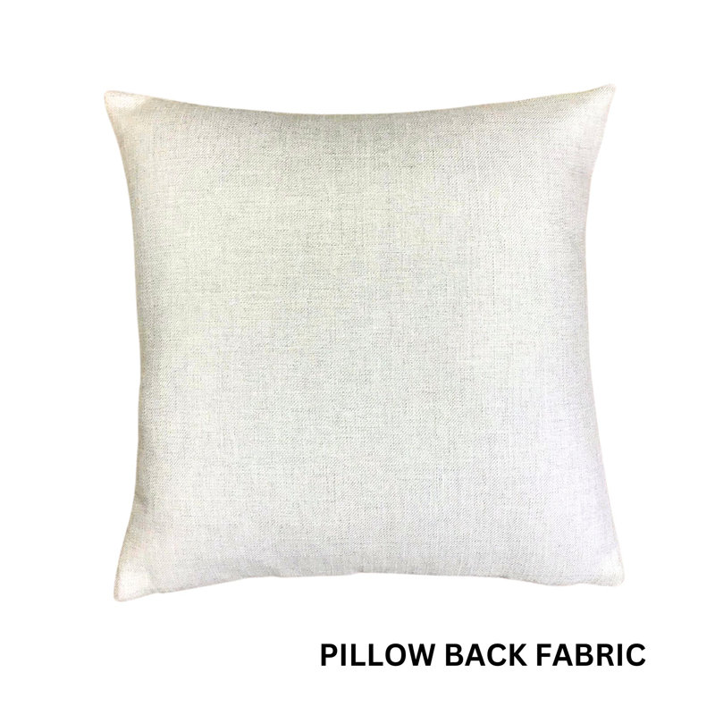 Velvet Square Pillow Cover & Insert, Ivory, 26"H x 26"W