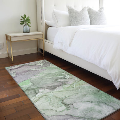 Alfonzo Washable Abstract Indoor / Outdoor Rug