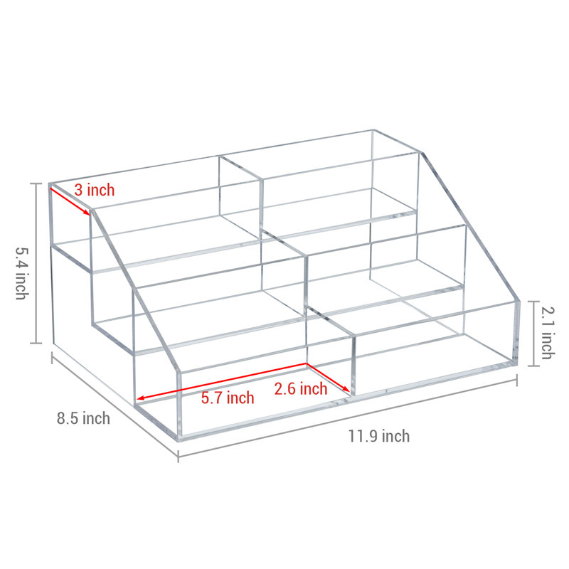 3 Tier Multimedia Tabletop Storage