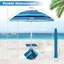 Arletha 176cm Beach Parasol-272954004