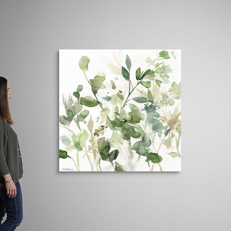 «Sage Garden I», reproduction d'art sur toile, Toile tendue, H 48 po x l 48 po x P 1,25 po