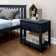 Lubin 1 Drawer Solid Wood Nightstand