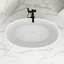Baignoire de trempage autoportante en acrylique blanc brillant 55 po x 31 po