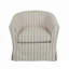 Fauteuil demi-tonneau pivotant et évasé-155034061