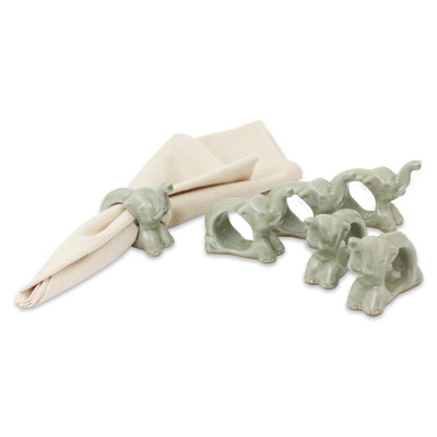 Rond de serviette «Elephant Hello»