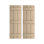 Rustic Three Board Joined Board-n-Batten Faux Wood Shutters (Per Pair)