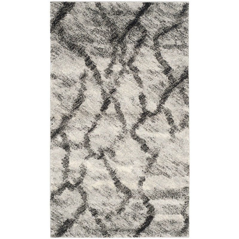 Elisha Abstract Hand Woven Area Rug, Rectangle 122 x 183 cm
