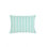 Navy Blue Ocean Drift Stripe Linen Pillow 18x18 with Down Alternative Insert
