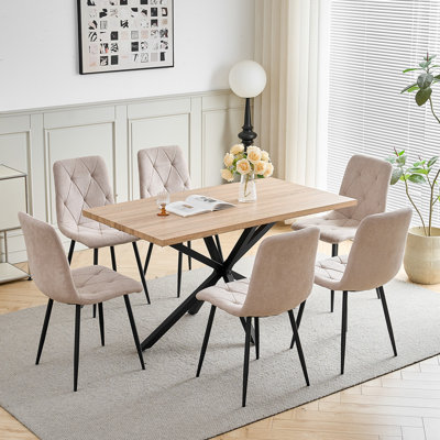 Upholstered Linen Dining Chair