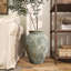 Rustic Gold and Brown Terracotta  Tall Urn Vase-130661602