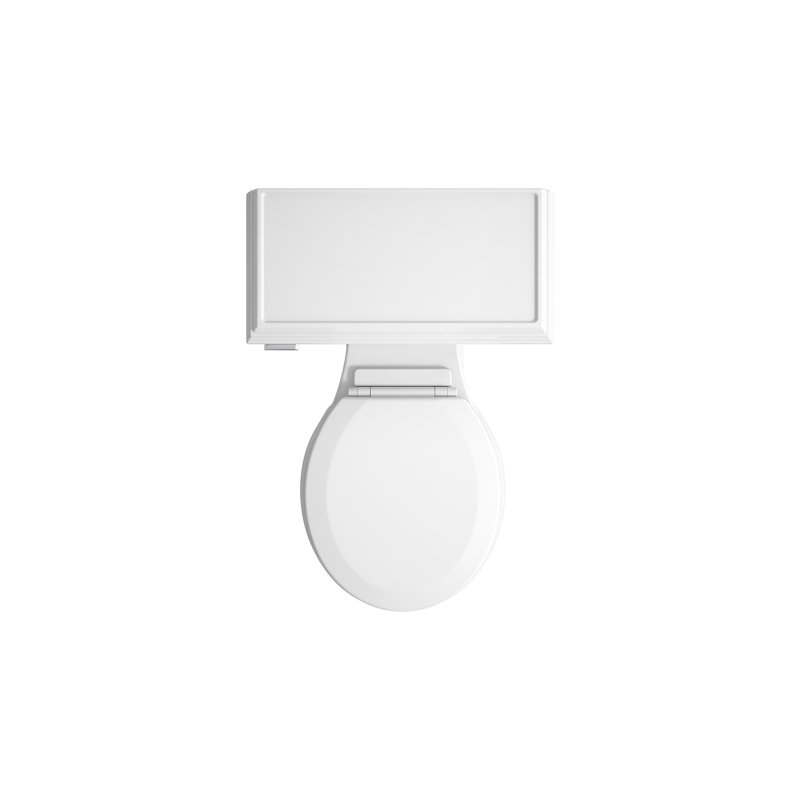 Kohler Memoirs Classic Comfort Height Two Piece Round Front Toilet in White
