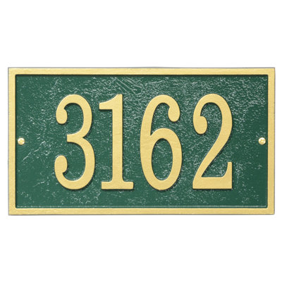 Fast and Easy 1-Line Wall Number Plaque