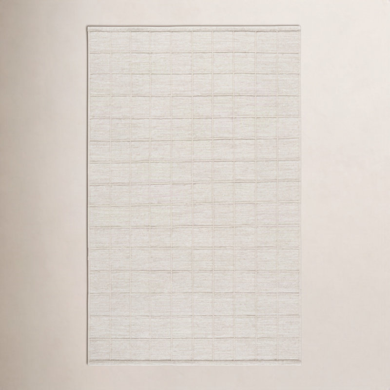 Tapis d'intérieur tissé à la main, Rectangle de 5 pi x 8 pi