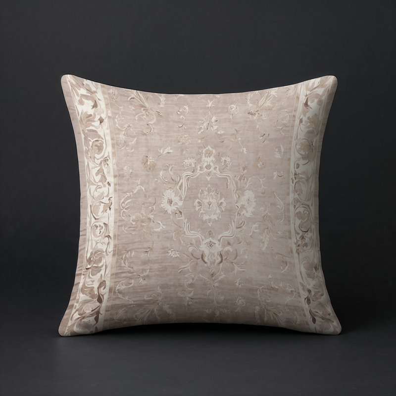 Coussin décoratif intérieur et extérieur Modern, Gris abstrait 117, Carré 18 po
