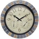 Outdoor Round Plastic Wall Clock 18 Inches - Multi-Color