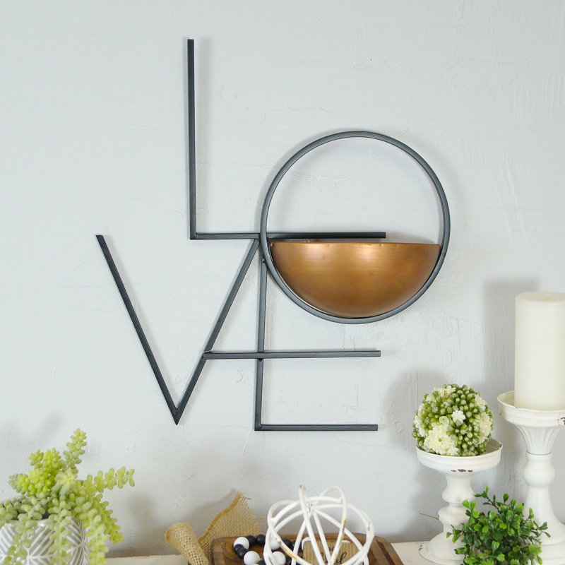 Handmade Metal Wall Planter