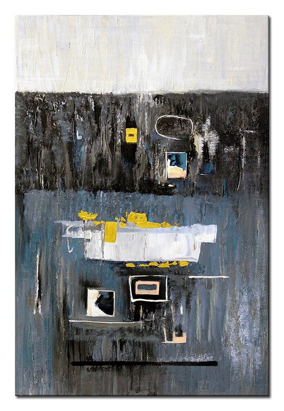 Abstraction - Wrapped Canvas Painting