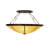 Gareth Glass Semi Flush Mount