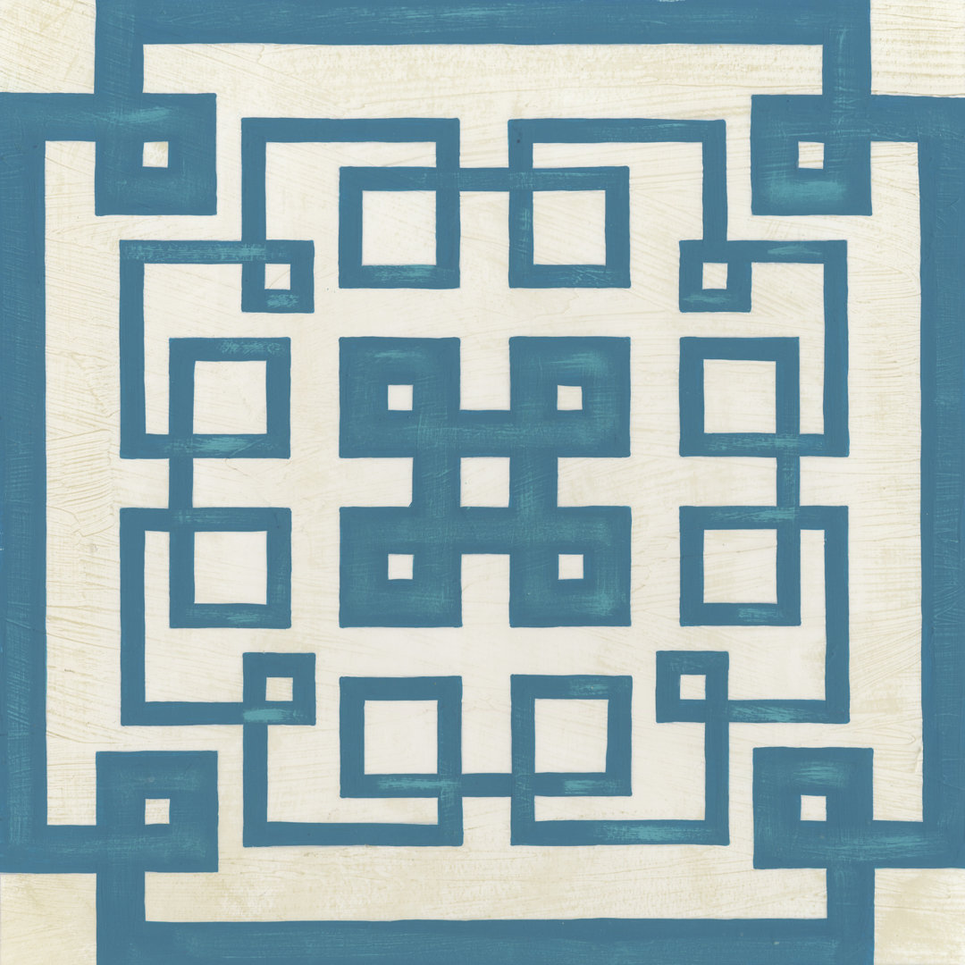 Maze Motif VIII by June Erica Vess - Wrapped Canvas Print