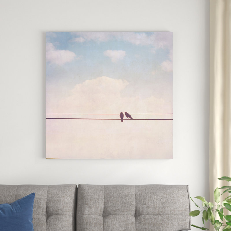 Birds On Wires II, H 36 po x l 36 po